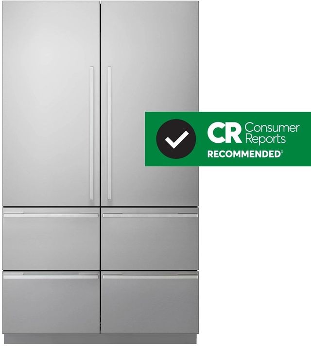 SKS Transitional Series 48" 26 Cu. Ft. Stainless Steel Built-In French Door Refrigerator-2