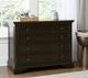 aspenhome® Hampton Black Cherry Combo File Cabinet-1