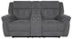 Parker House® Richland Bristol Gray Power Reclining Console Loveseat-2