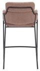 Zuo® Modern Marcel 2-Piece Black/Brown Counter Stool Set-3