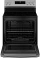 GE® 500 Series 30" Stainless Steel Freestanding Electric Range with Crisp Mode-1