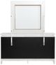 Liberty Furniture Reflections Pearl White/Rhinestone Dresser and Mirror-4