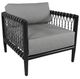 CabanaCoast® Customizable Tate Aluminum/Natural Fiber Outdoor Deep Seating-0