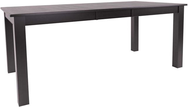 Canadel Gourmet Peppercorn Washed Square Foot Dining Table with Removable Leaf-0