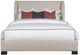 Vanguard® Furniture Customizable Blythe/Blaze California King Upholstered Sleigh Bed-1