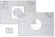 Sonance® Visual Experience TRUFIG 4-Piece Square Router Template Kit-0