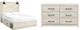 Signature Design by Ashley® Cambeck 2-Piece Whitewash Queen Panel Bed Set-0