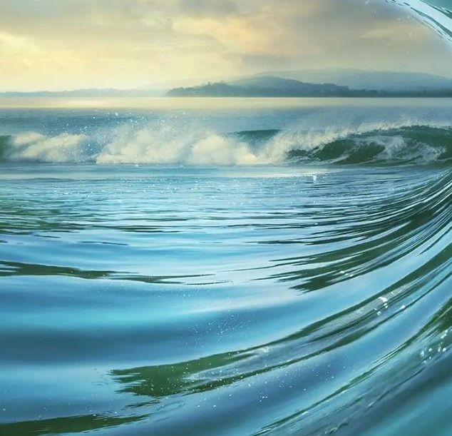 Classy Art Big Wave by Mike Calascibetta Wall Art-1