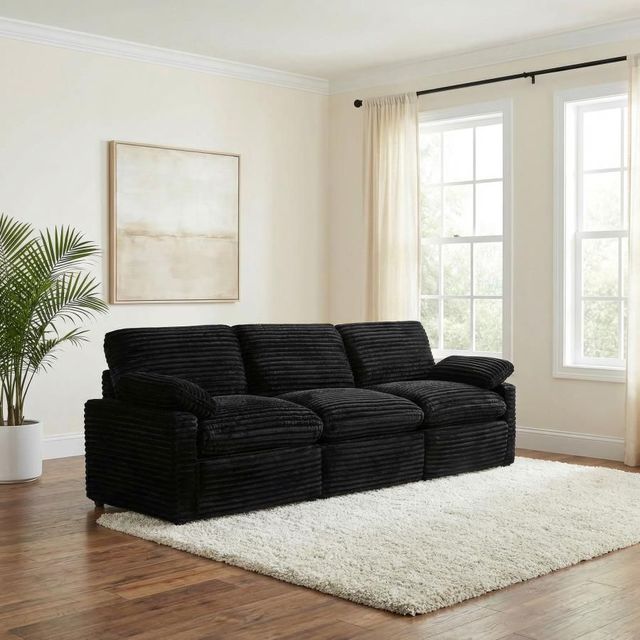 Coaster® Collins 3-Piece Black Modular Power Sofa-2