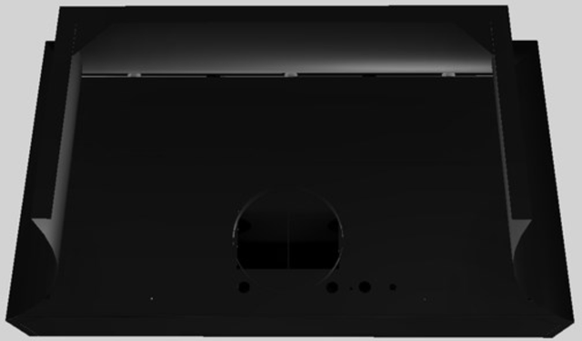 Vent-A-Hood® Designer Series 42" Black Wall Mounted Range Hood-2