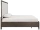 New Classic® Home Furnishings Landon Walnut Queen Upholstered Storage Platform Bed-3
