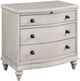 Legends Home Delilah Antique White Nightstand-0