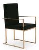 VIG Furniture Modrest Trea Black/Rosegold Dining Chair-0