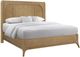 Bernards Tapestry Honeycomb Reversible King Panel Bed-0