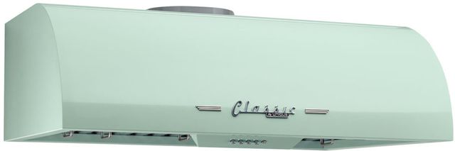 Unique® Appliances Classic Retro 30" Summer Mint Green Under Cabinet Range Hood-1