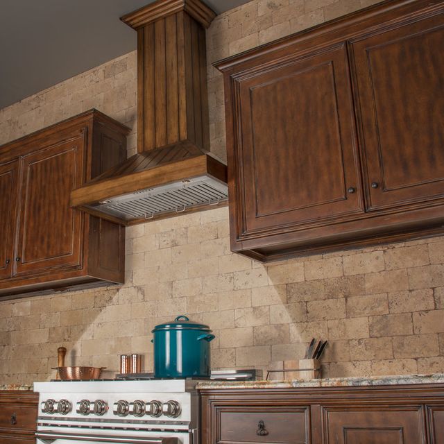 ZLINE 30" Wooden Wall Mount Range Hood-1