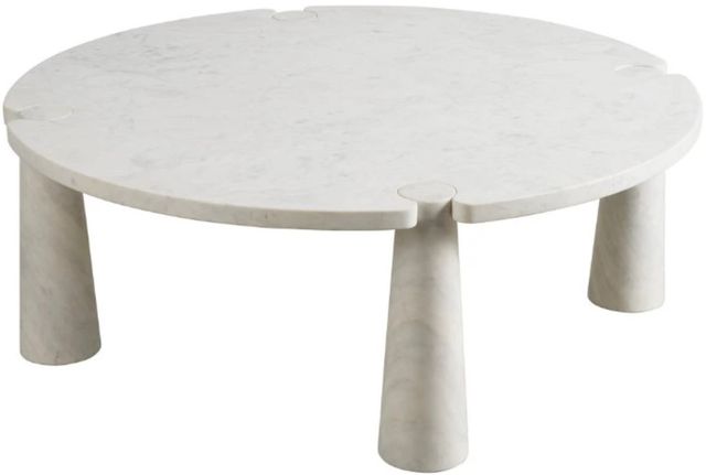 Universal Explore Home™ New Modern Anniston White Banswara Cocktail Table-0