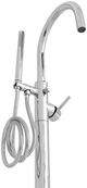 ZLINE Autograph Edition Emerald Bay Chrome Bath Tub Filler with Hand Shower-1