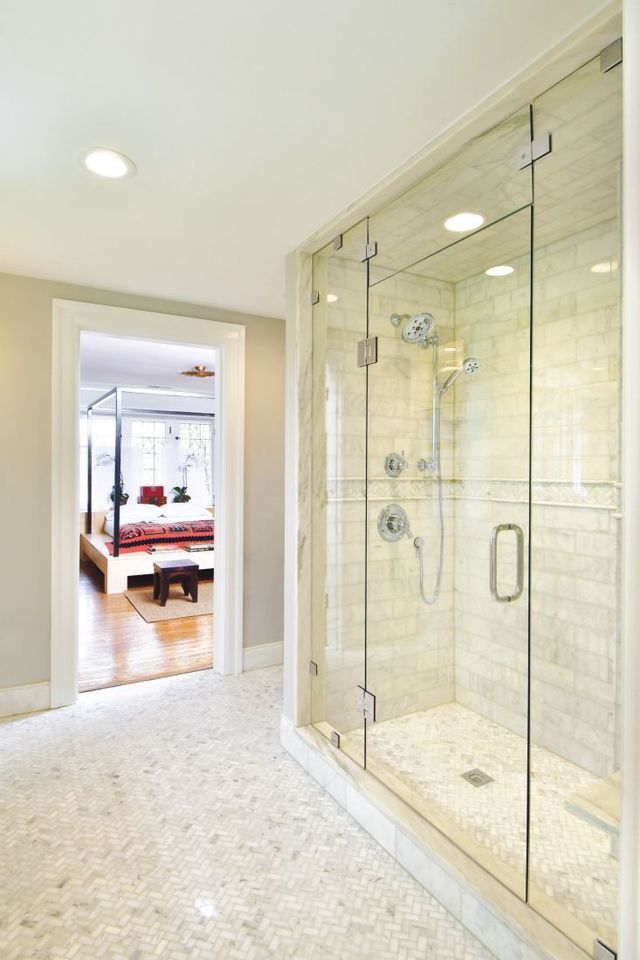 Brizo Essential™ Polished Chrome 7" Classic Wall Mount Shower Arm and Flange-4