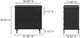 Moe's Home Collection Reagan Black 3-Drawer Nightstand-3