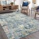 LR Home Calypso Blue/Pink 6'x9' Area Rug-5