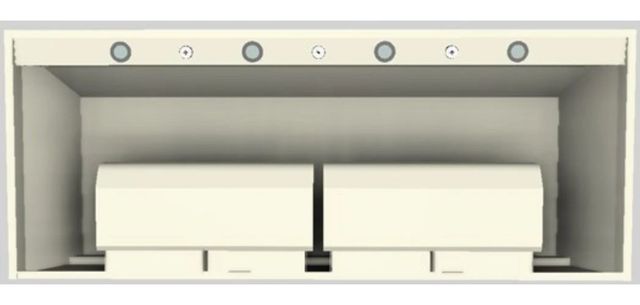 Vent-A-Hood® Designer Series 60" Biscuit Wall Mounted Range Hood-3