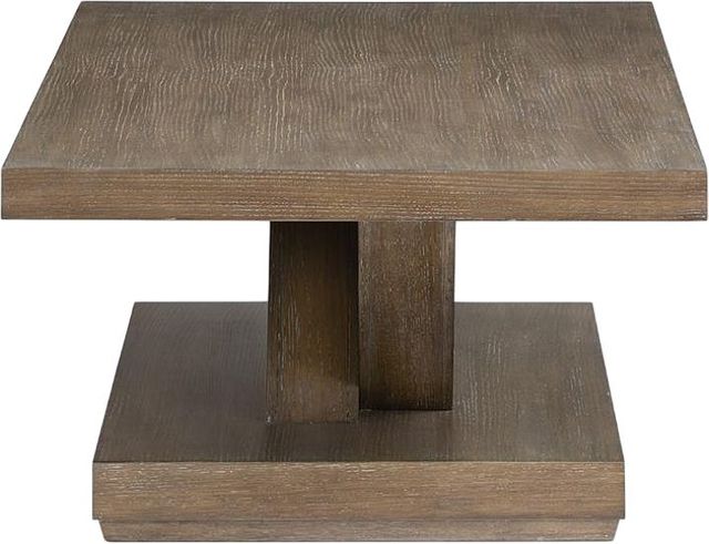Magnussen Home® Lansbury Antique Wheat Rectangular Cocktail Table with Casters-2