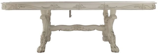 ACME Furniture Dresden Bone White Extendable Dining Table with 2-Leaves-0