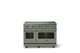 Viking® 5 Series 48" Eucalyptus Pro Style Induction Range with Polished Chrome Trim-3