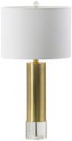 A & B Home Brass/Clear Lamp-0