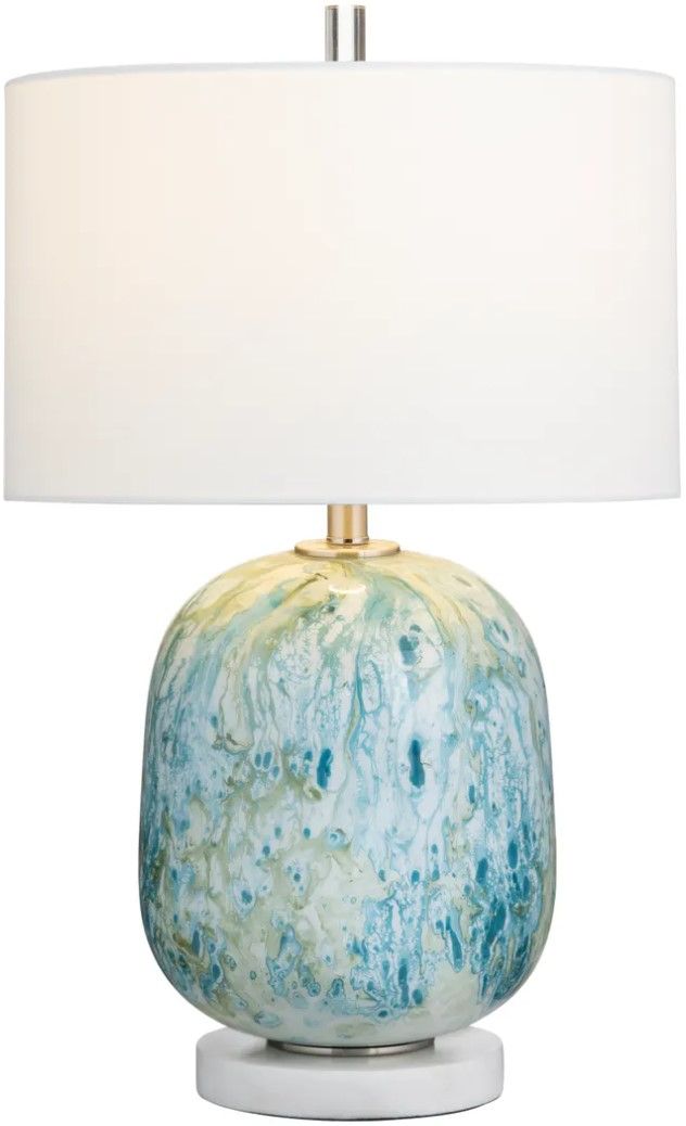 Crestview Collection Channing Blue Table Lamp-2