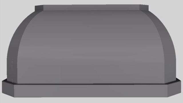 Vent-A-Hood® Designer Series 60" Gunsmoke Wall Mounted Range Hood-0
