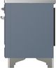 Ilve® Majestic III 40" Blue Gray Pro Style Induction Range with Solid Door and Chrome Trim-3