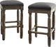 Olliix by Madison Park Grey Cirque Counter Stool Set of 2-0