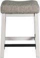 Intercon Drake French Oak/Rustic Gray Backless Stool-1