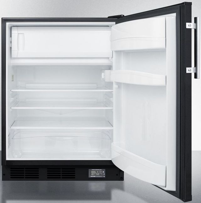Summit® 5.1 Cu. Ft. Black Under the Counter Refrigerator-2