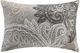 Olliix by INK+IVY Taupe Kiran Cotton Oblong Pillow with Chain Stitch-0