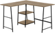 Monarch Specialties Inc. Black/Dark Taupe Corner Computer Desk-0