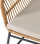 A & B Home Natural Love Seat-3