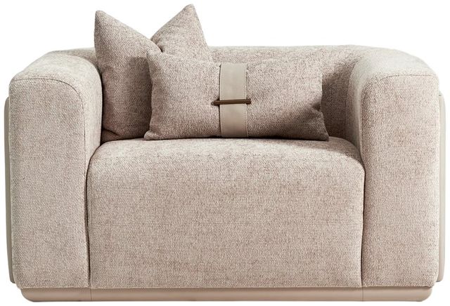 Michael Amini® Canberra Light Ash Chair and a Half-3