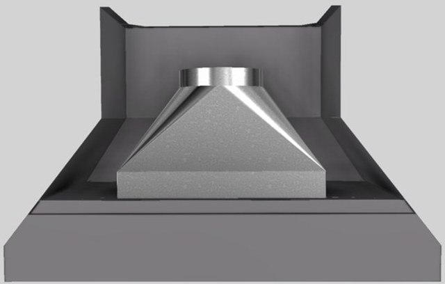Vent-A-Hood® 48" Gunsmoke Wall Mounted Range Hood-3