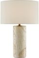 Currey & Company Vespera Beige/Off-White Table Lamp-0