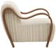Dovetail Furniture Amabel Agate Cream/Brown Occasional Chair-2