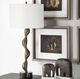 Uttermost® Remolino Black/Bronze Table Lamp-1