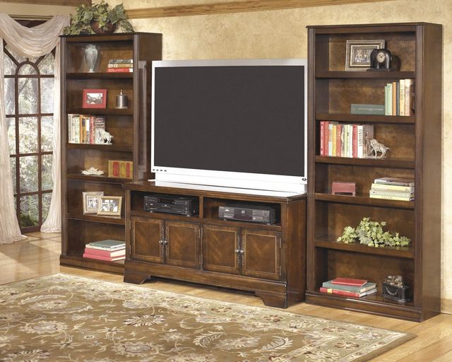 Signature Design by Ashley® Hamlyn Medium Brown 75" Bookcase-3