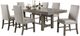 Furniture of America® San Antonio 7-Piece Gray Dining Set-0