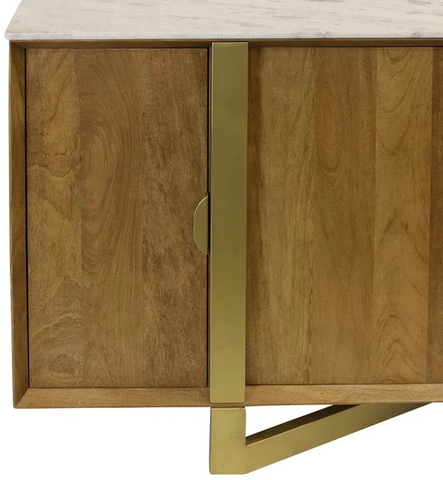 Stylecraft Barcelona Light Tabacco Floating Sideboard-3