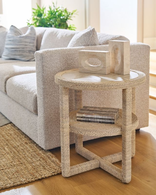 Universal Explore Home™ Oasis Beige Side Table-1