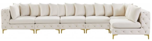 Meridian Furniture Tremblay 6-Piece Cream 169" Modular Sectional-2