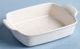 Magnolia Home by Joanna Gaines Emile Henry Modern Classics White 10" Rectangular Sugar Baker-0